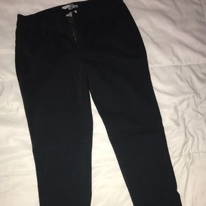Old navy diva black khaki size 4